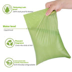 Eco-Friendly Degradable Pet Waste Bags - Lavender Scented, Durable & Leak-Resistant