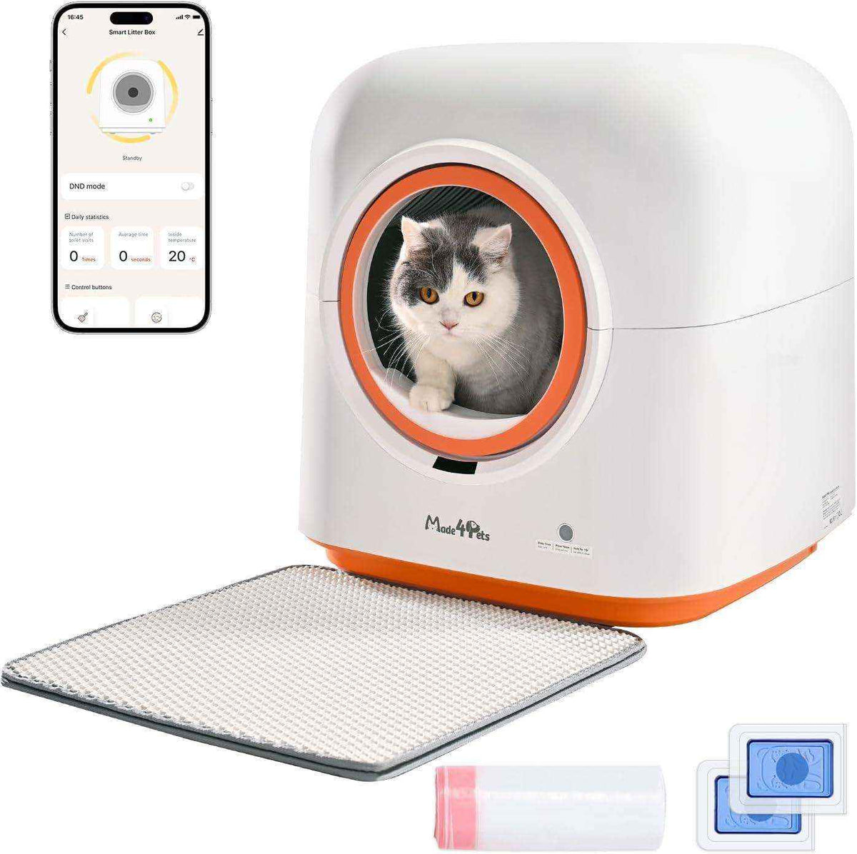Ultimate 60L Self-Cleaning Cat Litter Box – Smart Solution for Effortless Cat Care