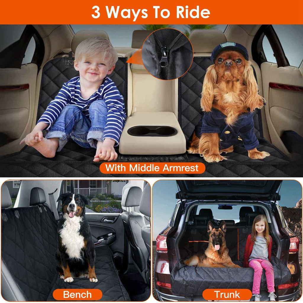 Ultimate Waterproof Dog Car Seat Cover - Scratchproof, Non-Slip Protection for Your Pet
