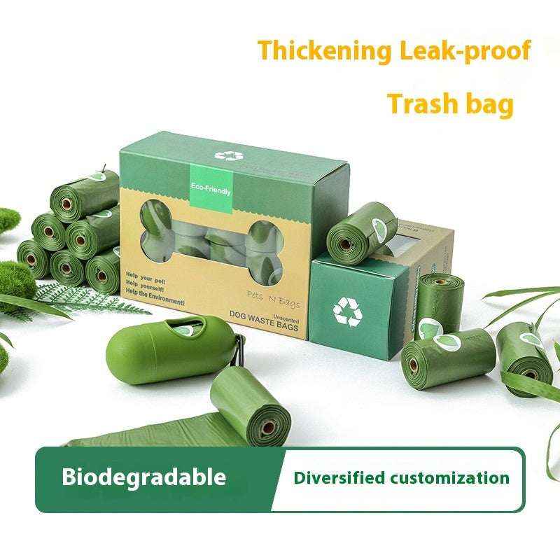 Eco-Friendly Degradable Pet Waste Bags - Lavender Scented, Durable & Leak-Resistant