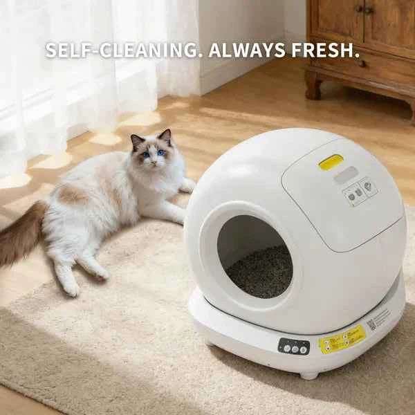 Automatic Cat Litter Box: Effortless Self-Cleaning with Tuya App Integration