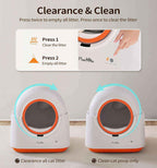 Ultimate 60L Self-Cleaning Cat Litter Box – Smart Solution for Effortless Cat Care