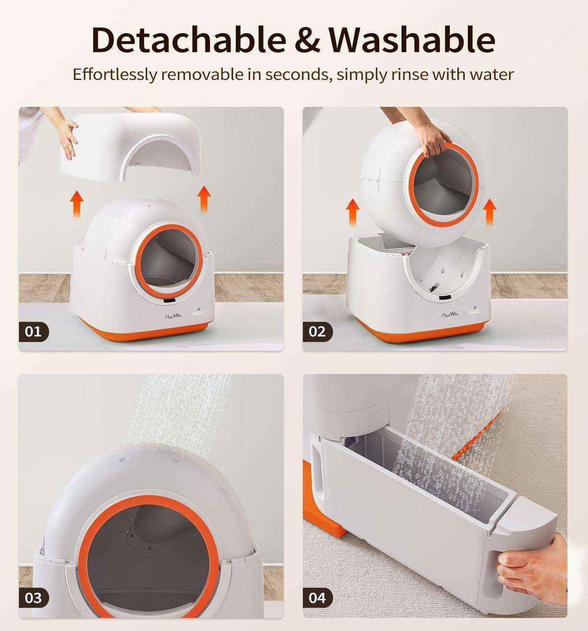 Ultimate 60L Self-Cleaning Cat Litter Box – Smart Solution for Effortless Cat Care